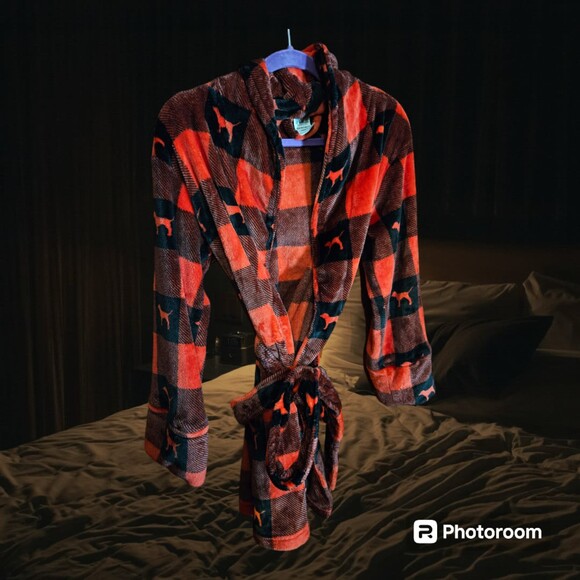 PINK Victoria's Secret Other - Victoria's Secret Pink Buffalo Plaid Robe Size XS(3004)